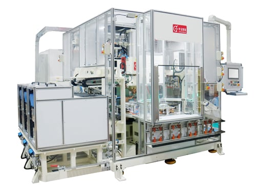 Soldador por projeção com descarga capacitiva de 40KJ para ajustador de ângulo de assento de automóvel