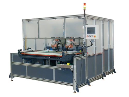 Soldador por patch MFDC 2x100KVA para pilar B